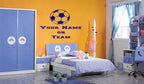 Football Personalised Wall Art Decal – Custom Name or Team, Easy to Apply!