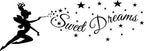 SWEET DREAMS FAIRY DUST WALL ART/DECAL QUOTE STICKER - BEDROOM/CHILD/ADULT!!!!