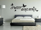 SWEET DREAMS WALL ART QUOTE STICKER - KITCHEN LOUNGE BEDROOM LOVE DECAL!!!