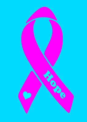 Pink ~Breast CANCER Ribbon,CHARITY Hope,Name,Heart car/van window sticker!!