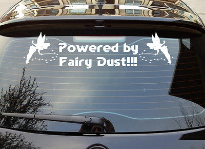 Powered by Fairy Dust Vinyl Sticker – Buy 2 Get 1 Free, Fun & Easy to Apply!