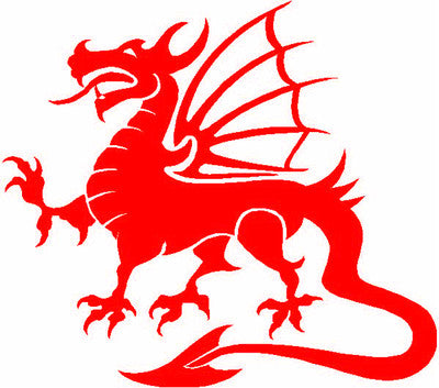 Welsh Dragon Cymru Sticker/Decal – Fun for Cars, Buy 2 Get 1 Free!