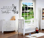 Caterpillar into butterfly.... Wall Art Vinyl Graphic Sticker Wallpaper Decal!!
