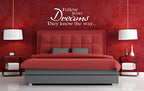 FOLLOW YOUR DREAMS..WALL ART/DECAL QUOTE STICKER - BEDROOM!!!!