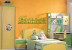 Train Wall Art Vinyl Decal with Child's Name – Fun Custom Decor, Easy to Apply