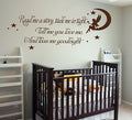 Read me a story....Fairy Wall Art Vinyl Graphic Sticker Wallpaper Decal!!