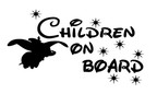 Dumbo Disney baby on board child,children,princess, car/van window sticker!!