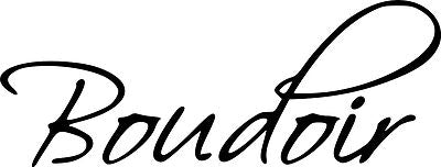 BOUDOIR WALL ART/DECAL QUOTE STICKER - BEDROOM!!!!