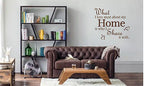 What I Love Most About My Home.. Quote Stickers Wall Decals Living Room/Bedroom.