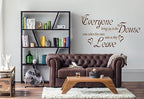 EVERYONE BRINGS JOY TO THIS HOUSE WALL ART/DECAL QUOTE STICKER - KITCHEN/LIVING!