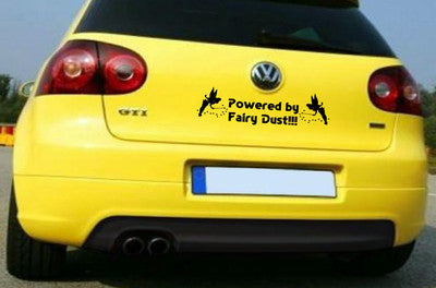 Powered by Fairy Dust Vinyl Sticker – Buy 2 Get 1 Free, Fun & Easy to Apply!