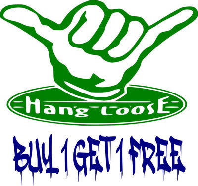 Shocker Hand Hang Loose Vinyl Sticker – Buy 1 Get 1 Free, Fun & Easy to Apply!