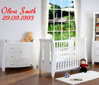 Child's Name and Birth Date decal bedroom wall art sticker Vinyl/Decal!