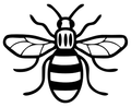 Manchester Bee Vinyl Decal - Iconic Design, Easy Application, Multiple Sizes