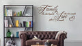 FAMILY LOVE Wall Art Vinyl Decal - Easy Application, Multiple Sizes & Colors!