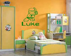 Lego Ninja custom name wall sticker decal bedroom wall art sticker Vinyl/Decal!