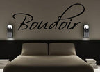BOUDOIR WALL ART/DECAL QUOTE STICKER - BEDROOM!!!!