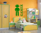 GAMER PERSON CONTROL WALL ART/DECAL QUOTE STICKER - BEDROOM/LIVING/CHILD/BOY!!!