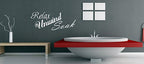 RELAX UNWIND SOAK - WALL ART/DECAL QUOTE STICKER -BATHROOM!!!!