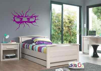 Lego Ninja Eyes wall sticker decal bedroom wall art sticker Vinyl/Decal!