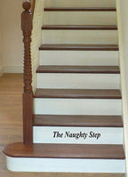 The Naughty Step / Time Out / The Thinking Step decal Learning for children!!