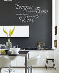 EVERYONE BRINGS JOY TO THIS HOUSE WALL ART/DECAL QUOTE STICKER - KITCHEN/LIVING!