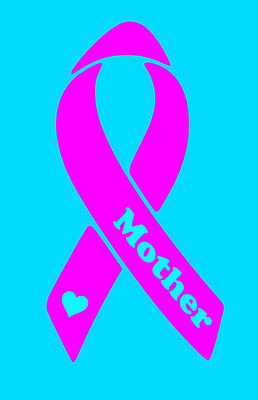 Pink ~Breast CANCER Ribbon,CHARITY Hope,Name,Heart car/van window sticker!!