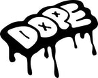 DOPE FUNNY STICKER/DECAL CAR/VAN/WINDOW/WALL FUNNY VINYL!!!