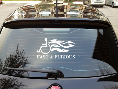 Disabled sign Disability Mobility Car Taxi Minibus STICKER/VINYL DECAL FUNNY.