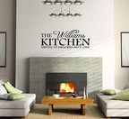 Personalised Kitchen serving memories since..... Wall Quote Stickers Wall Decals