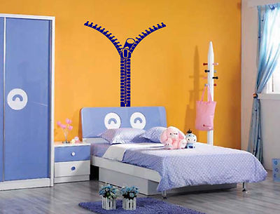 Zip Wall Art Vinyl Graphic Sticker Wallpaper Decal/Child!!!! BEDROOM