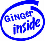 Ginger Inside (Intel) Sticker/Decal – Buy 1 Get 1 Free, Fun and Quirky!