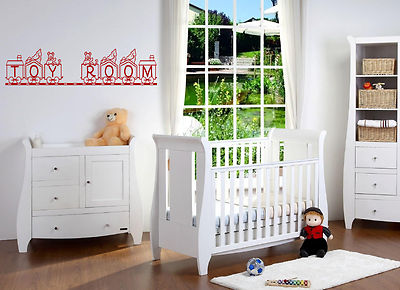 Train Wall Art Vinyl Decal with Child's Name – Fun Custom Decor, Easy to Apply
