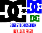 DC Shoes Vinyl Sticker - Buy 1 Get 1 Free! Stylish Decal, Easy to Apply!