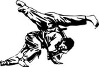 Martial Arts/Fighters/Karate sticker decal bedroom wall art sticker Vinyl/Decal!