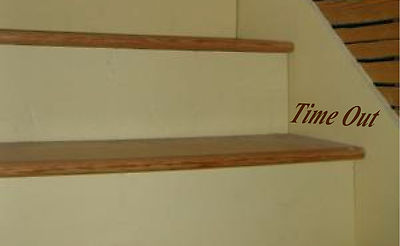 The Naughty Step / Time Out / The Thinking Step decal Learning for children!!