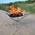 Portable Foldable Fire Pit – SS304 Mesh with Carry Case