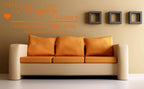 Family Custom Personalised Names Vinyl Decal – Unique Wall Art, Easy to Apply!