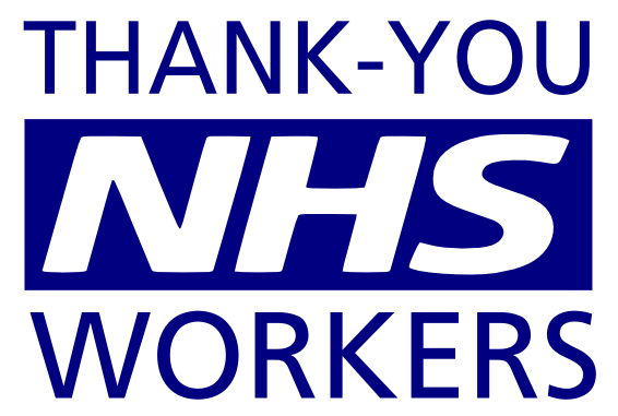 Thank-you NHS Workers Decal – 10% Donation, No Background, Multiple Sizes