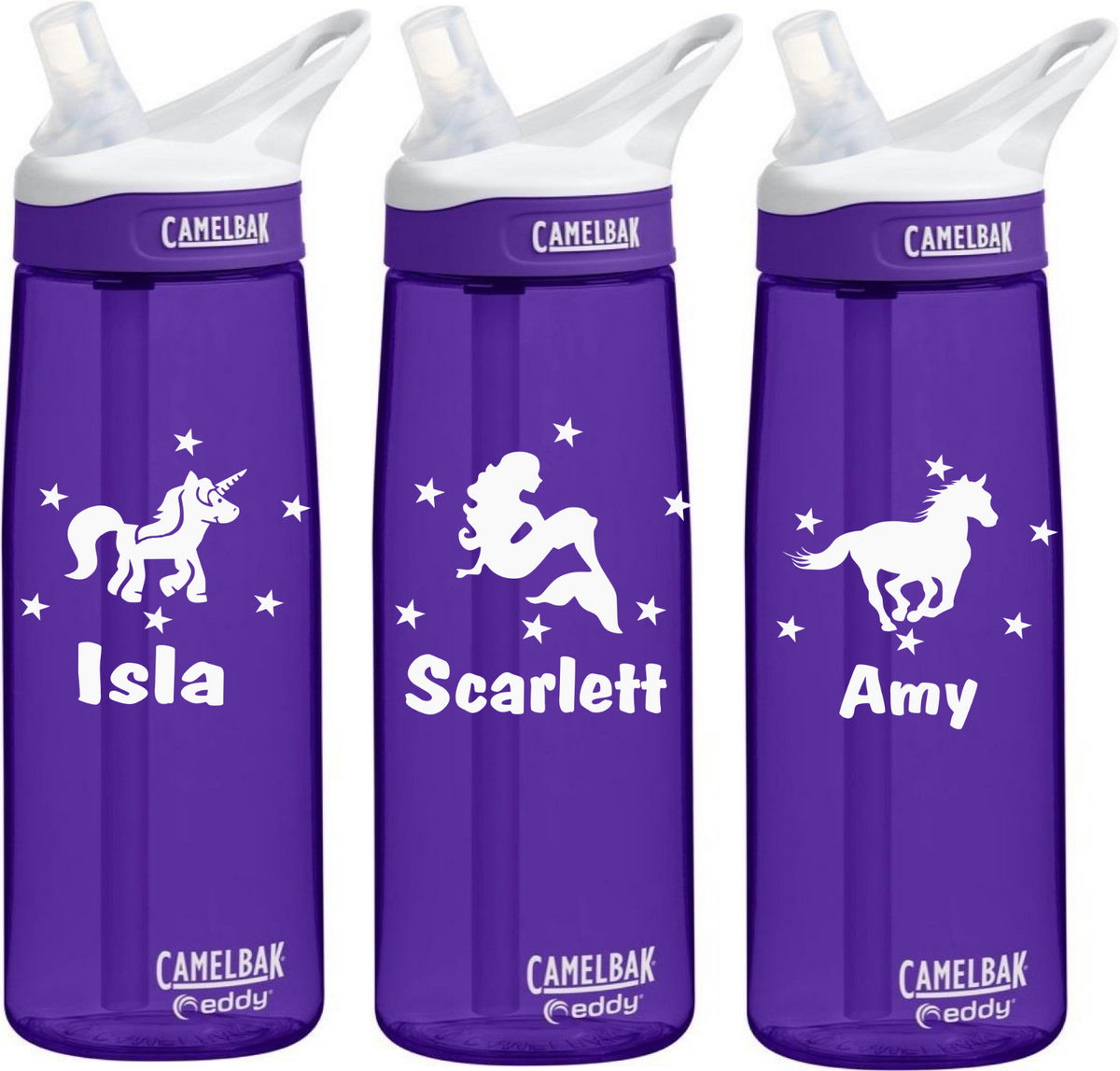 Unicorn/Mermaid water bottle/Name Tag/ Door Sticker/Lunch box  Vinyl graphic!!