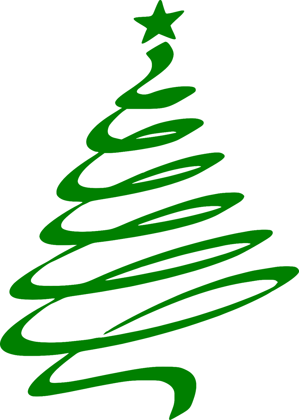 CHRISTMAS TREE FANCY Christmas/ X-mas wall/window sticker/decal wall art modern