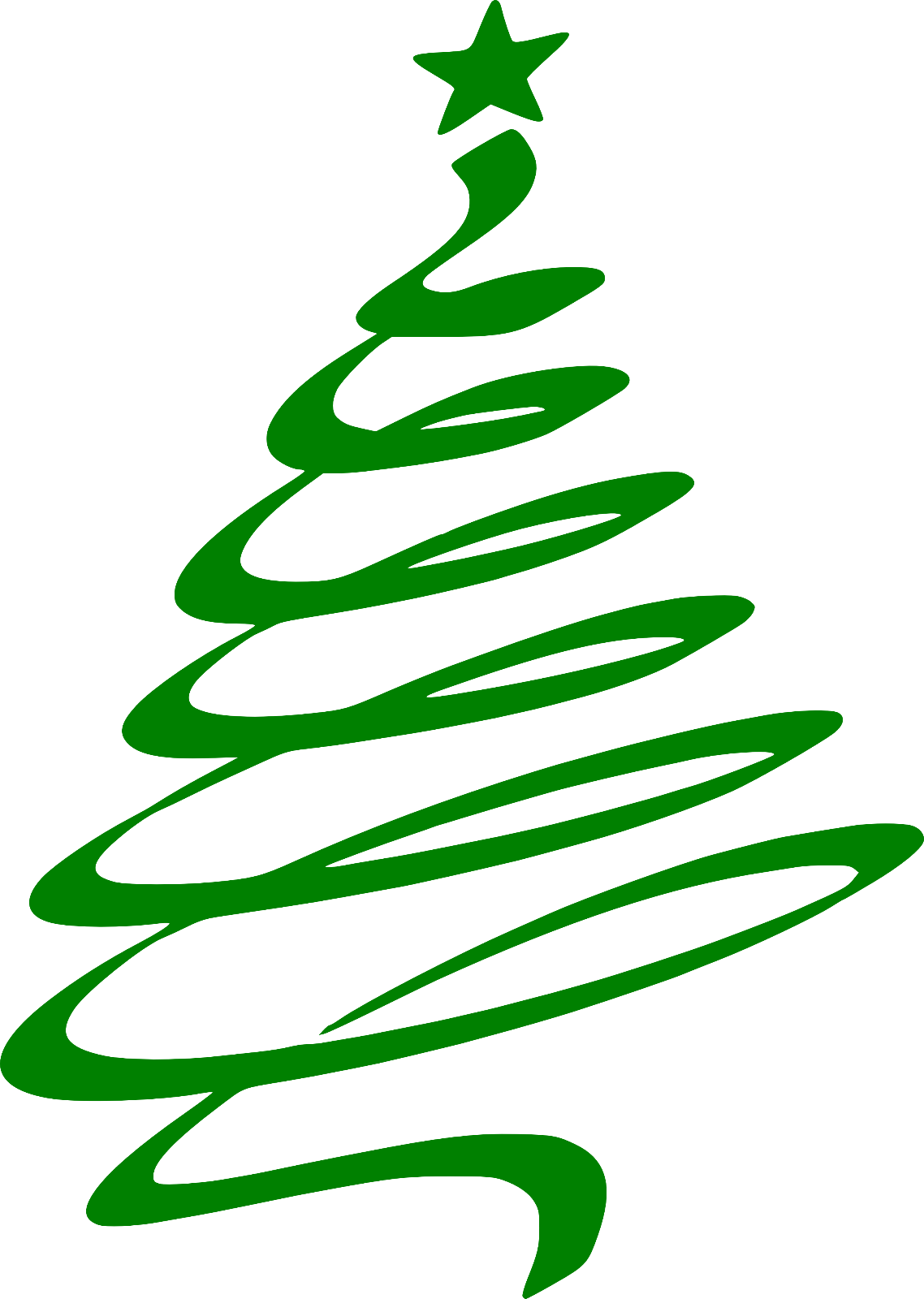 CHRISTMAS TREE FANCY Christmas/ X-mas wall/window sticker/decal wall art modern