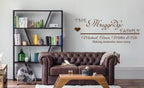 Family Custom Personalised Names Vinyl Decal – Unique Wall Art, Easy to Apply!