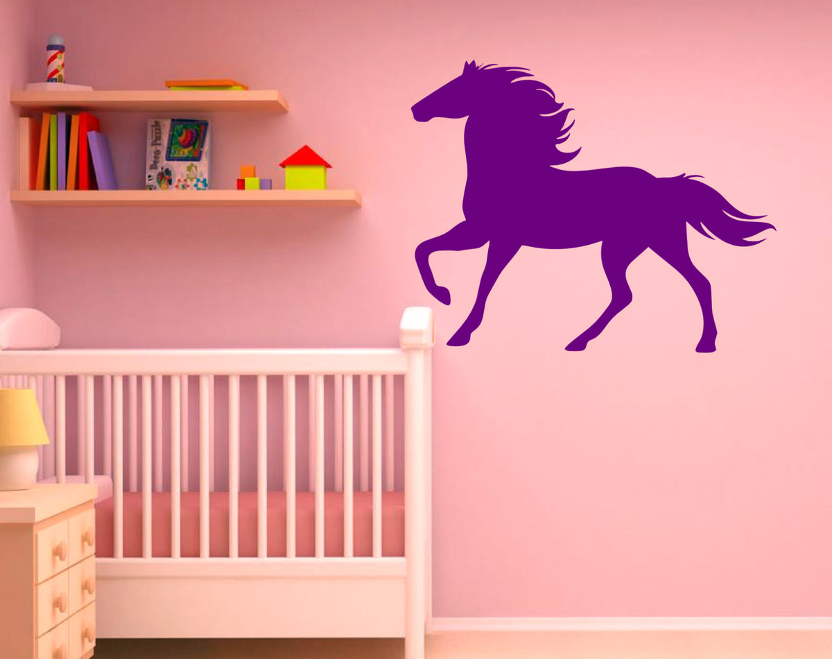 Horse / Horse Riding Wall Art Vinyl Graphic Sticker Wallpaper Decal!!Bedroom