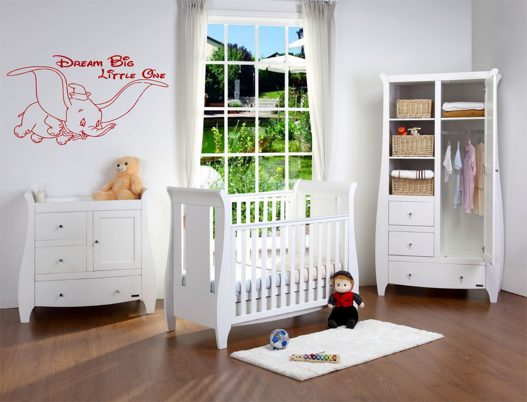 Dumbo Disney Personalised Wall Art Vinyl Graphic Sticker Wallpaper Decal