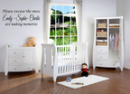 Please excuse the mess personalised name's are making memories Bedroom/Nursery!!