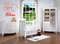 Dumbo Wall Art Vinyl Decal with Custom Name - Perfect for Kids' Rooms!
