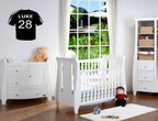 Football Custom Shirt Wall Art Vinyl Graphic Sticker Wallpaper Decal/Child!!!!