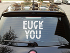 F@*K You, Love You Graphic Sticker CAR/VAN/BOX!!! FUNNY/JOKE/FK!!!