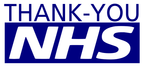 Thank-You NHS Vinyl Decal – 10% to Charity, Easy to Apply, Multiple Sizes!